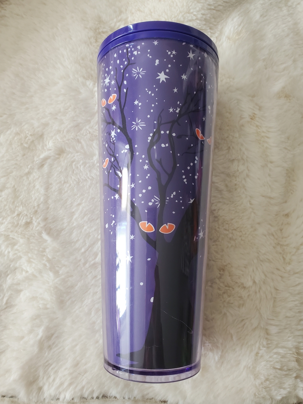 Starbucks Purple Tumbler Halloween 2022